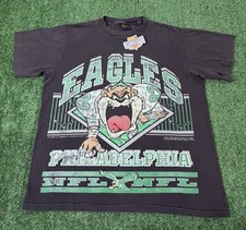 Vintage 1992 Philadelphia Eagles x Taz x Looney Tunes T-Shirt 90s Men’s Size XL picture