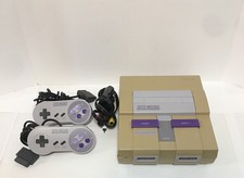 Super Nintendo SNES Console SNS-001 System Bundle 2 Controllers Tested picture
