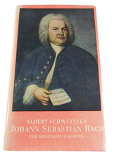 JOHANN SEBASTIAN BACH Albert Schweitzer 1969 Hardcover DJ German Language Book picture