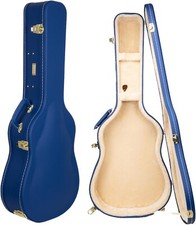 Crossrock Super Jumbo Acoustic Guitar Case for Gibson SJ-200 | Vibrant Blue picture