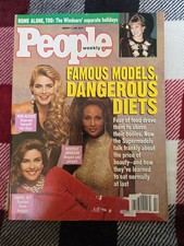 People Mag Jan 11, 1993 Famous Models, Dangerous Diets, Princess diana, READ picture