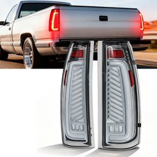 For1988-99 Chevy GMC C/K Silverado Tahoe Sierra Yukon LED Tail Light Transparent picture