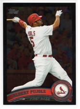 2011 Topps Wal-Mart All-Black Albert Pujols #100 picture