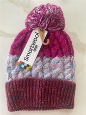 New Smartwool ISTO Pom Beanie Merino Wool Blend Purple Eclipse - One Size picture