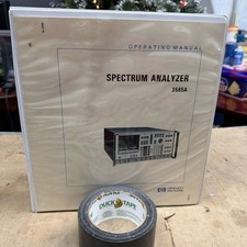 Hewlett Packard HP 3585A Spectrum Analyzer Operation Manual picture