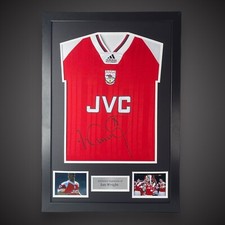 Ian Wright Arsenal Legend Hand Signed And Framed Football Shirt £299 With COA  picture