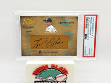 2004 Donruss Leather & Lumber Cuts Glove Miguel Cabrera Auto /224 - PSA 8 picture