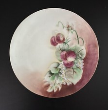 Vintage Thomas Sevres Bavaria 6-3/8” Red Strawberries Plate Hand Painted EUC picture