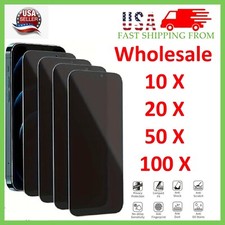 Wholesale Privacy Tempered Screen Protector For iPhone 17/16/15/14/13/12/11 LOT picture