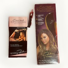 09 Brown/Black SE011424 Daisy Fuentes Secret Extensions One Piece Headband   NEW picture