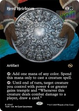 MTG TDM *FOIL* R Herd Heirloom (Borderless) #347 NM picture