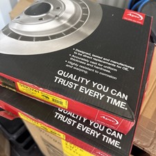 2 X APEC Solid Brake Discs DSK3741 S268-4 Citroen/peugeot/Vauxhall  VAT Reg picture