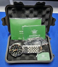STEELDIVE SD1975C Mens Diver Watch Automatic 300m Seiko NH35 Tuna Sapphire New picture