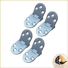 QCAA Solid Brass Table Folding Flip Top Hinge 2-3/4