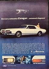 Mercury Cougar Original 1967 Vintage Print Ad Wall Art picture