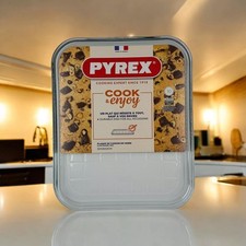 Pyrex Baking Tray Borosilicate Glass Heat Resistant Glass 12