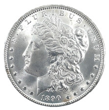 1890 O Morgan Silver Dollar Choice Uncirculated $1 U.S Coin # 3061 picture