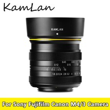 Kamlan 21mm F1.8 APS-C MF Manual Focus Lens for Sony Fujifilm Canon M4/3 Cameras picture
