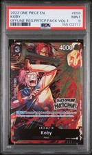 2023 ONE PIECE PROMOS OFFLINE REGIONAL PARTICIPATION PACK VOL.1 #098 KOBY PSA 10 picture