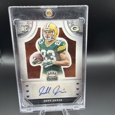 2014 Crown Signatures JEFF JANIS Packers ROOKIE AUTOGRAPH Auto Crown Royale  picture