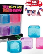 NeeDoh Nice Ice Baby 4-Pack Mini Cubes Authentic Squishy Fidget Stress Toy picture