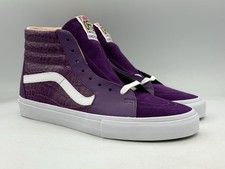 Vans x Concepts Sk8-Hi S Purple Croc Embossed Leather Shoes Men’s 8 Women’s 9.5 picture