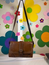 Coach F11196 MEDIUM Vintage Cognac Y2K Soho Flap Leather Shoulder Bag picture