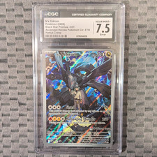 CGC 7.5 ERROR Pokemon Center N's Zekrom 031 Black Star Promo Crimp picture