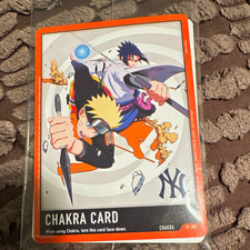 Bandai Naruto Card Game Chakra Card CP-001 New York Yankees Ver. Promo NFS picture