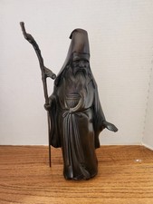 Vintage Handmade Bronze Metal Japanese Style Su Wu Figure Statue picture