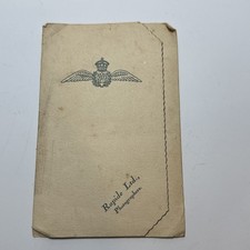 WWII RAF Photograph In RAF Holder- Young Pilot picture