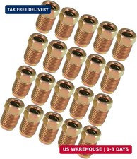 20pcs M10x1.0 Threads Brake Line Nut Fittings for 3/16
