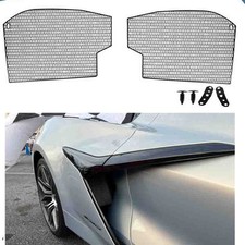 CNC Side Vent Intake Mesh Grille Insert Grill Guard For Corvette C8 Z06 2023-25 picture