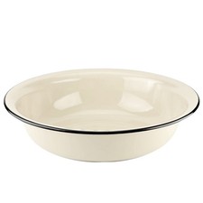 Novomoskovsk Ivory Enamel Basin Large Mixing Bowl 9.5-qt Эмалированный Таз picture