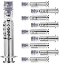 1ML Borosilicate Glass Syringe with Metal Plunger Anti-Leak for Liquid Glue Oil picture