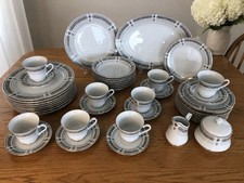 International Porcelain Illusion 8309  47 PC Dinner Set NEW Made in Hunan. China picture