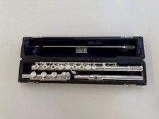 Vintage Wm. S. Haynes Solid Silver Flute With Cases picture