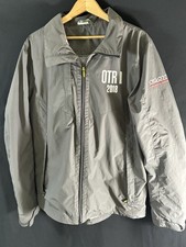 JayZ/ Beyonce Tour Jacket Men's Gray Full Zip Hooded Windbreaker Jacket, Size L picture