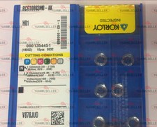 10PCS NEW KORLOY Carbide inserts RCGT0803MO-AK H01 picture