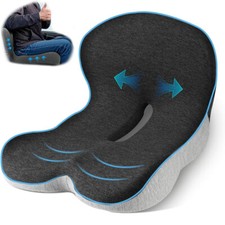 Trucker Seat Cushion for Long Sitting Memory Foam Seat Chair Cushion Pain Relief picture