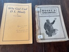 1898 D L Moody’s Anecdotes and Why God Used D.L. Moody Books  by R.A. Torrey picture
