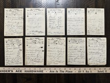 10 Antique 1910s Cocaine Prescriptions Medical Ephemera Dr Iowa Pharmacy picture