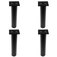 4 Pack 8 Inch 20cm Adjustable Aluminum Alloy Furniture Legs TV Stand Black picture