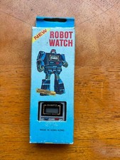 Vintage 1980's Robot Watch Transformer Hong Kong NIB Kids Toy picture