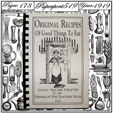 1919 Original Recipes Of Good Things To Eat Vintage Cook Book 178 Pages picture