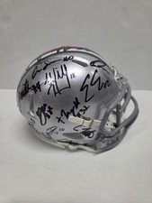 2024-25 OHIO STATE BUCKEYES NATIONAL CHAMPS TEAM AUTOGRAPHED SIGNED MINI HELMET picture