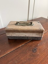 Antique Victorian Decorative Marble Door Stop Brick Layered picture