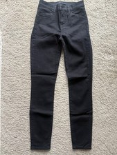 J Brand Alana Womens Black Mid Rise Skinny Jeans Size 23 Denim picture