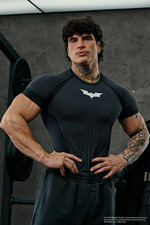 YoungLA Batman Compression Shirt Black Athletic Mens picture