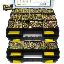919 Pcs Grade 8.8 Metric Bolt Assortment, M4 M5 M6 M8 Heavy Duty  Nuts Kit picture